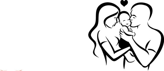 Fototapeta premium vector silhouette of a woman