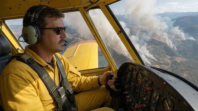 Firefighting aircraft pilot.