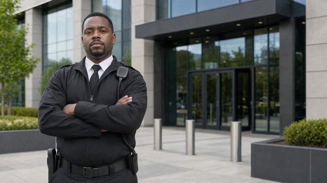 Building security guard.