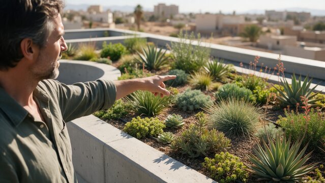 La agricultura sostenible en las ciudades, huertos urbanos en terrazas.