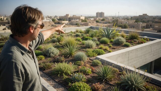 La agricultura sostenible en las ciudades, huertos urbanos en terrazas.