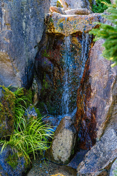 Rocky Garden Waterfall