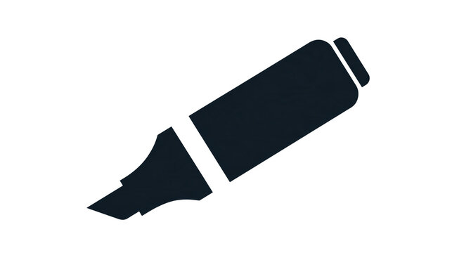 A highlighters isolated on a transparent background