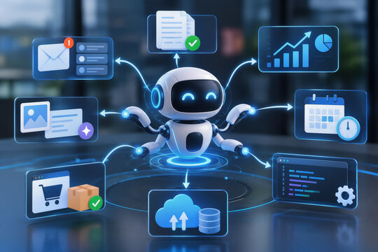 Agentic AI autonomous artificial intelligence agents executing multiple workflows independently to achieve defined goals autonomous agents workflow orchestration multi task automation
