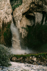 Waterfall in the mountains © Oleg