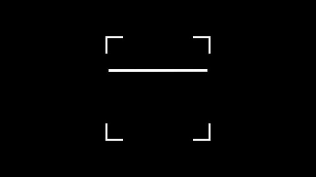 QR Code Scanner Animation. Futuristic barcode quick-response code scanning Bar. scan any Documents concept. Barcode scanner QR code scanner icon. 4k