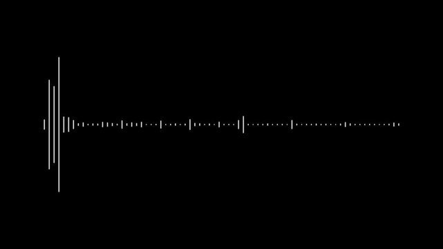 animated sound intensity monitor, changing signal peaks and flowing frequency paths, professional studio technology concept, digital acoustic analysis, sleek interface movement. 4k visual