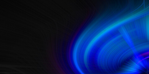 Futuristic blue light sweep on black backdrop delivers striking motion energy visuals. © md rahim
