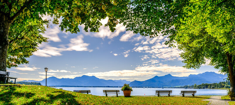 chiemsee lake in bavaria