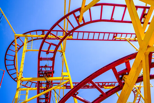 typical tracks of a rollercoaster