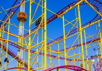 typical tracks of a rollercoaster © fottoo