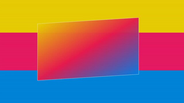Geometric Gradient Square Shape Abstract Motion Background