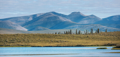 Obraz premium Lake in tundra
