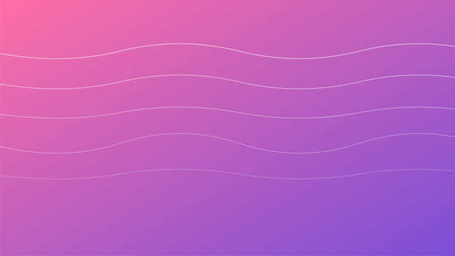 Abstract purple wave background, vibrant pink gradient vector illustration, modern wavy line design for web banners and presentations