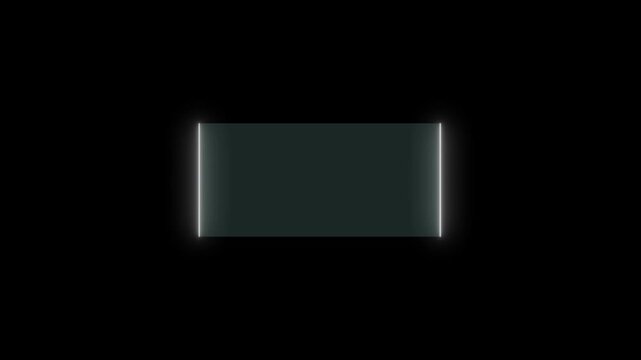 HUD, UI, GUI futuristic user interface screen snimation. High tech screen for video game. Sci-fi concept design. Callouts title. Modern banner, frame of lower third. Neon hologram screen overlay