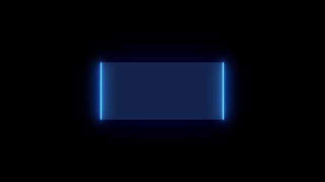 HUD, UI, GUI futuristic user interface screen snimation. High tech screen for video game. Sci-fi concept design. Callouts title. Modern banner, frame of lower third. Neon hologram screen overlay
