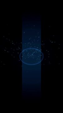 Neon Pink and Blue Hyperdrive Tunnel Loop Sci-Fi Motion Graphic
