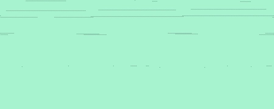 Abstract Digital Glitch Effect Pattern with Horizontal Lines on Pastel Green Background