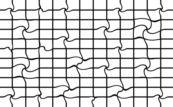 格子のような線を渦状に歪めた模様のイラストのデザインで幾何学的な要素もあるシンプルな壁紙
