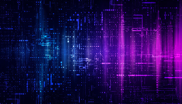 Abstract neon background. Sound Wave Design Element.