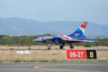 Obraz premium Rafale Solo Display 2026 au roulage