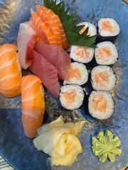 sushi on a plate © Fah