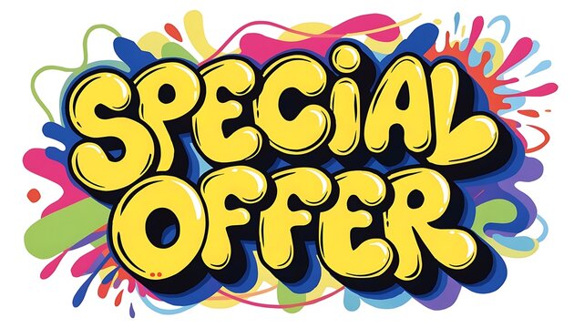 Mega sale lettering and best price lettering pop art design with shadow cut out isolated on 8k resolution white background. AI GENERATED.
