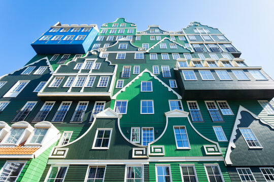 Inntel Hotels building in Zaandam city, Netherlands