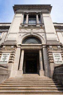 Art and History Museum in Cinquantenaire Park in Brussels, Belgium