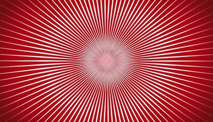 Fototapeta premium red and white sun rays radial beams rotate abstract vintage red sunburst background