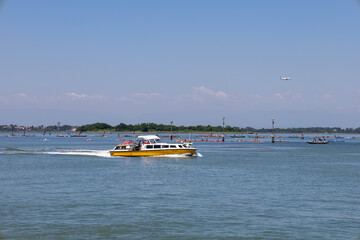 Boats and Rowers on the Venice Lagoon © Julia