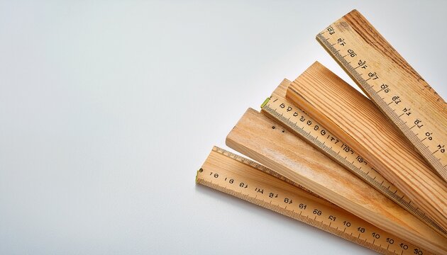 carpentry square tool on bright clean white surface