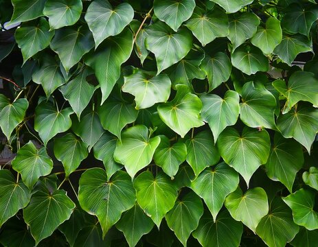 green javanese treebine grape ivy leaves