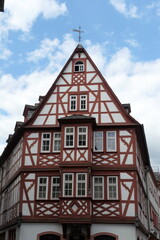 Obraz premium Haus in der Augustinerstrasse in Mainz
