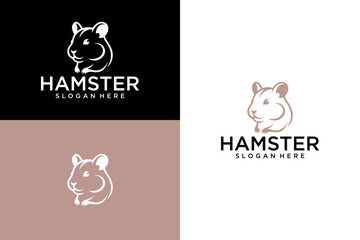 Fototapeta premium Professional Hamster Mascot Logo Template