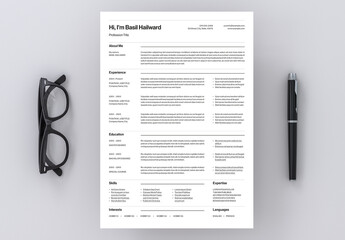 Professional Simple Resume Layout