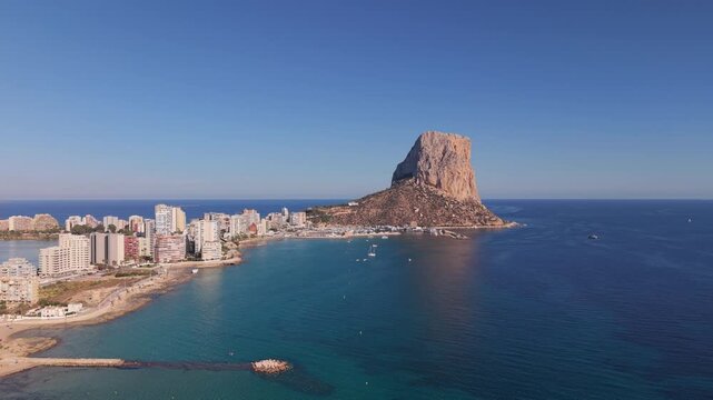 Calpe, Calp on the Costa Blanca in the province of Alicante, Spain