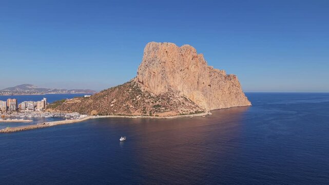 Calpe, Calp on the Costa Blanca in the province of Alicante, Spain