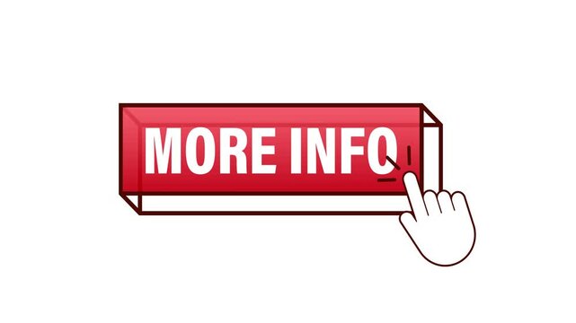 More info button animation with cursor click