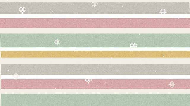 Christmas Wool Stripes Pattern Background on Ivory copy space