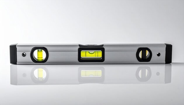 fresh level tool on white background, clean composition