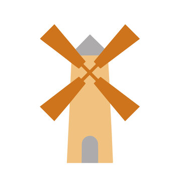 Simple windmill illustration
