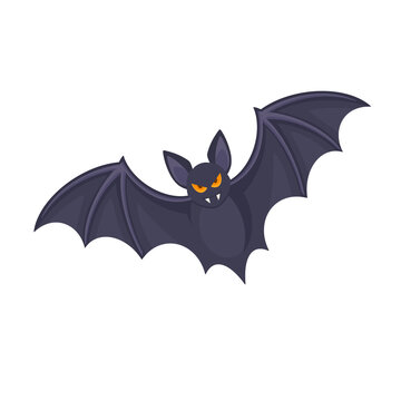 Spooky Bat Illustration
