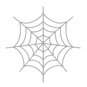 Spooky Spider In Web