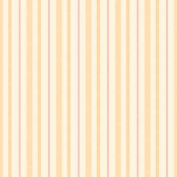 Soft Peach and Pink Marker Style Vertical Stripe Seamless Pattern on Cream Background