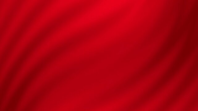 Red fabric with abstract folds and shadows, suitable for backgrounds, textiles, fashion, and design concepts in various projects.