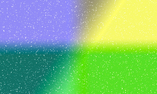 Colorful Gradient Abstract Background with Purple, Green, Yellow, and Glitter Sparkle Texture for Banner, Poster, and Graphic Design