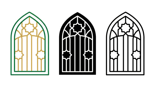 Gothic stained glass window designs