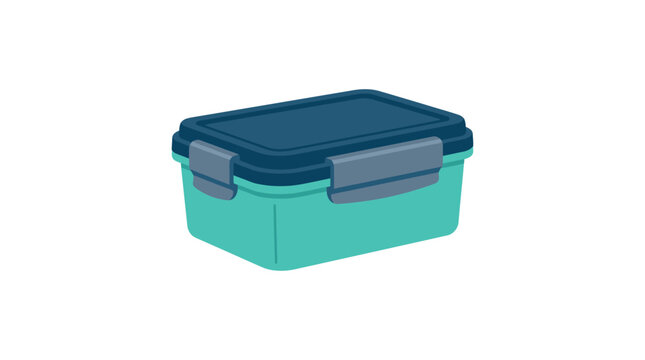 Food Storage Container Vector Illustration