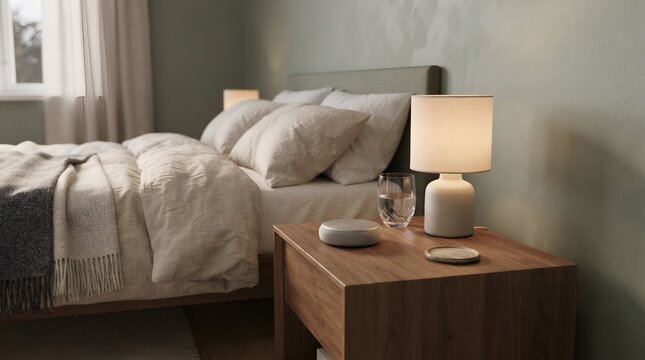 hotel room with bed